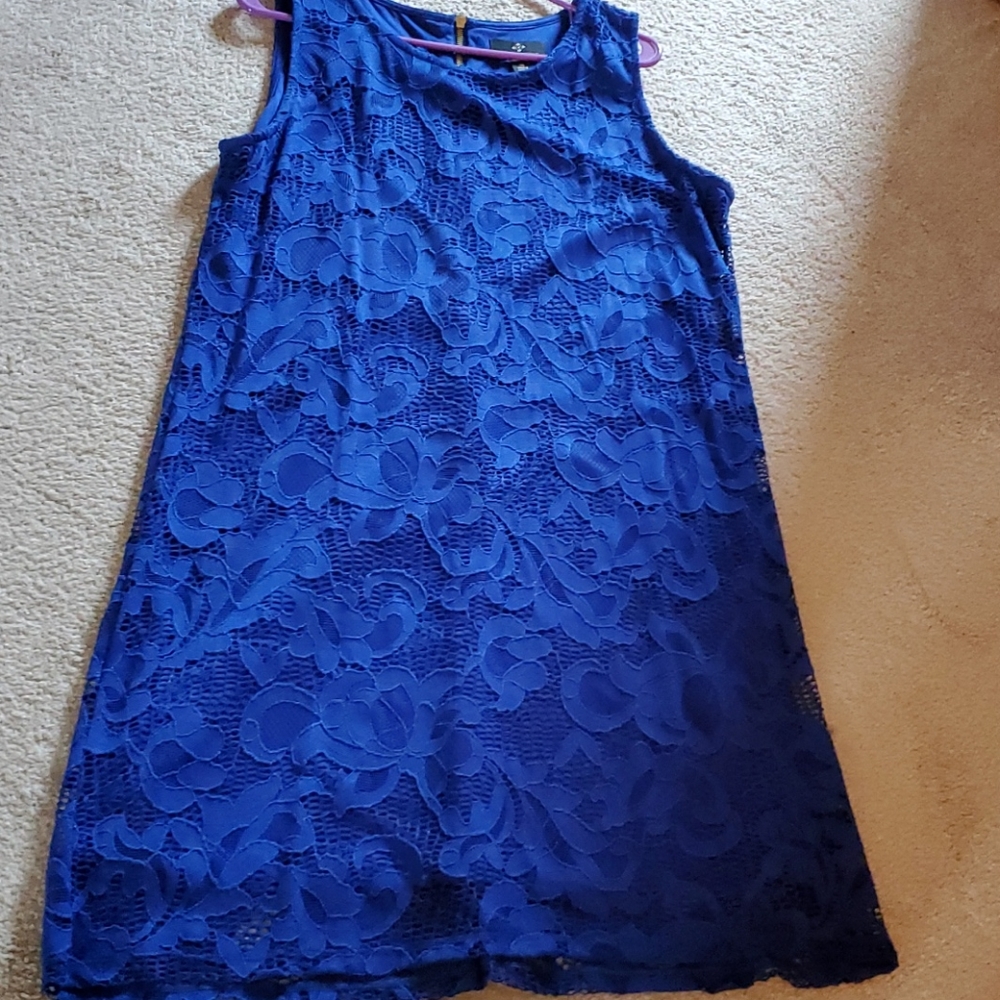 Royal blue dress XL
